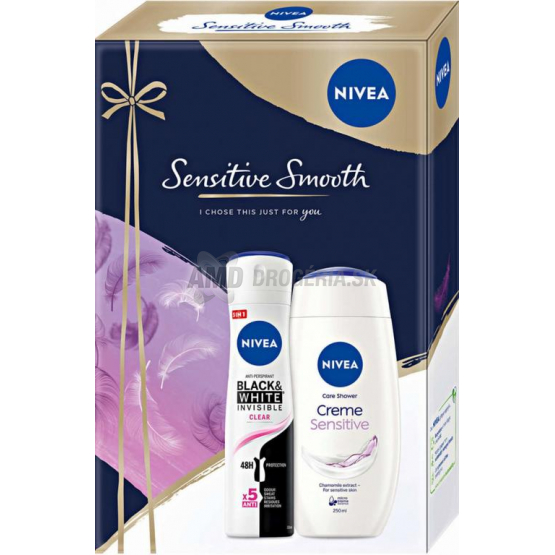 KAZETA NIVEA SENSITIVE SMOOTH SPRCHOVÝ GÉL + ANTIPERSPIRANT  X21