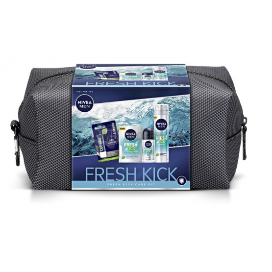 KAZETA NIVEA FRESH KISS VODA PO HOLENÍ + GÉL NA HOLENIE + ROLL-ON + BALZAM NA PERY +  X21