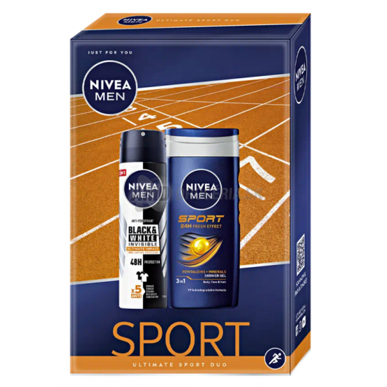 KAZETA NIVEA MEN SPORT SPRCHOVÝ GÉL + ANTIPERSPIRANT  X21