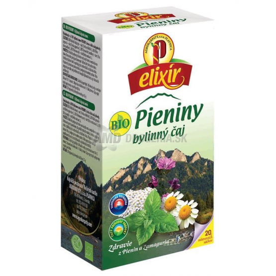 AGROKARPATY ELIXÍR ČAJ BIO PIENINY 20X1,5G