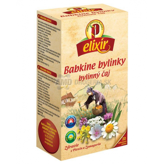 AGROKARPATY ELIXÍR ČAJ BABKINE BYLINKY 20X1,5G