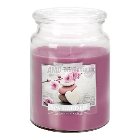 Bispol Vonná sviečka v skle Spa Garden, 500 g