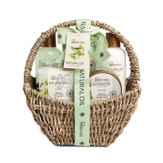 KAZETA ALA DB RATAN NATURAL OIL OLIVE  SPRCHOVÝ GÉL 160ML + TELOVÉ MLIEKO 160ML + TELOVÝ PEELING 60ML + SOĽ DO KÚPEĽA 150G +  MYDLO DO KÚPEĽA 100GX21