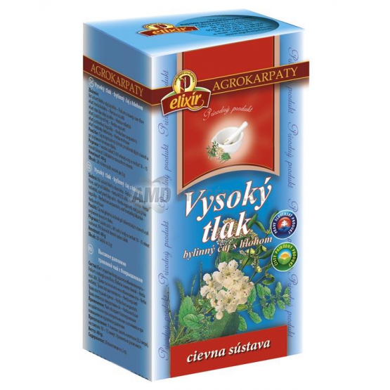 AGROKARPATY ČAJ BYLINNÝ S HLOHOM VYSOKÝ TLAK 20X2G