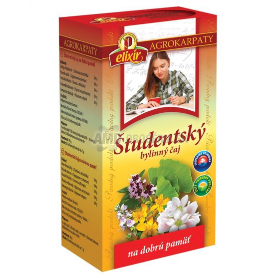 AGROKARPATY ELIXÍR ČAJ BYLINNÝ ŠTUDENTSKÝ 20X2G