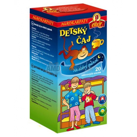 AGROKARPATY ELIXÍR ČAJ DETSKÝ NA DOBRÝ SPÁNOK 20X2G