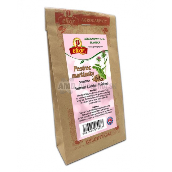 AGROKARPATY ELIXÍR ČAJ SYPANÝ PESTREC MARIÁNSKY SEMENO 100G