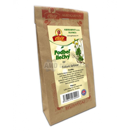 AGROKARPATY ELIXÍR ČAJ SYPANÝ PODBEĽ LIEČIVÝ LIST 30G