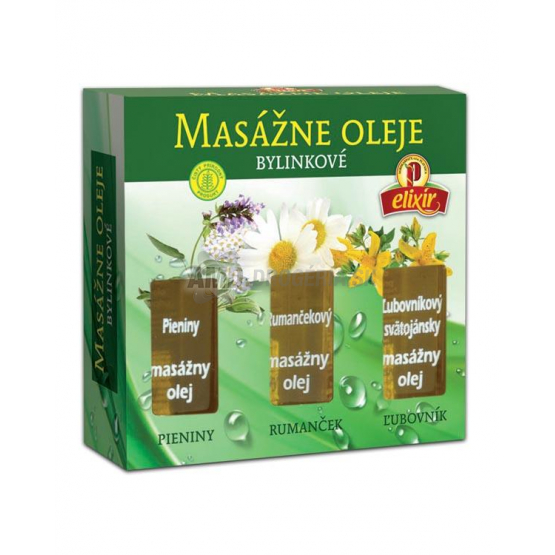 AGROKARPATY ELIXÍR OLEJE PIENINY, RUMANČEK, ĽUBOVNÍK 3X38ML