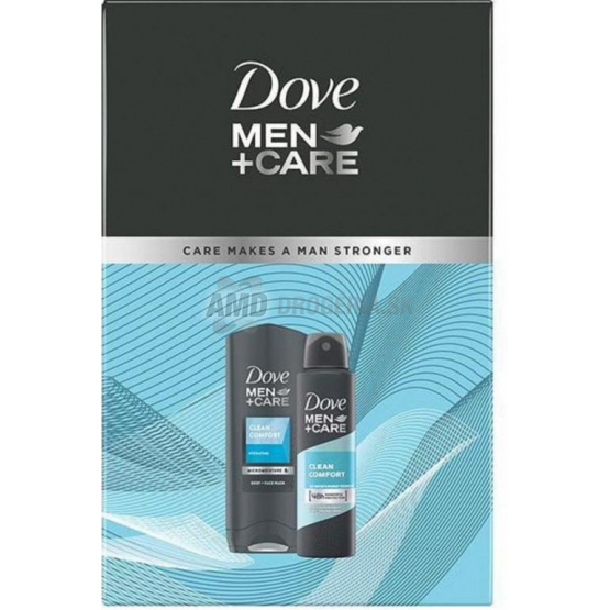KAZETA DOVE MEN CLEAN COMF SPRCHOVÝ GÉL + ANTIPERSPIRANT  X21