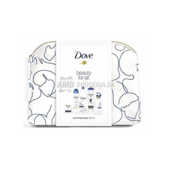 KAZETA DOVE ORIGINAL SPRCHOVÝ GÉL + ŠAMPÓN NA VLASY + ANTIPERSPIRANT + TOALETNÉ MYDLO + TELOVÉ MLIEKO X21