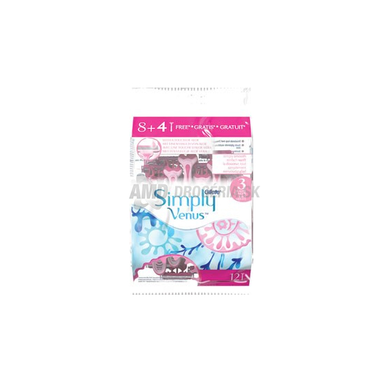 GILLETTE VENUS SIMPLY 8+4KS