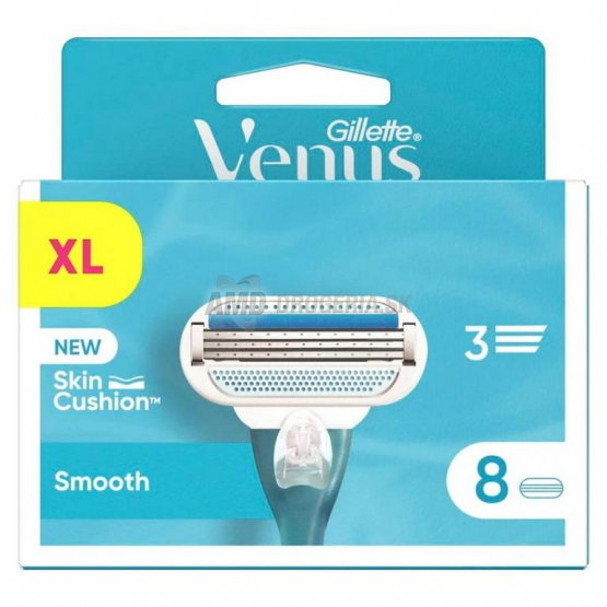 Gillette Venus Smooth náhradné holiace hlavice, 8 ks