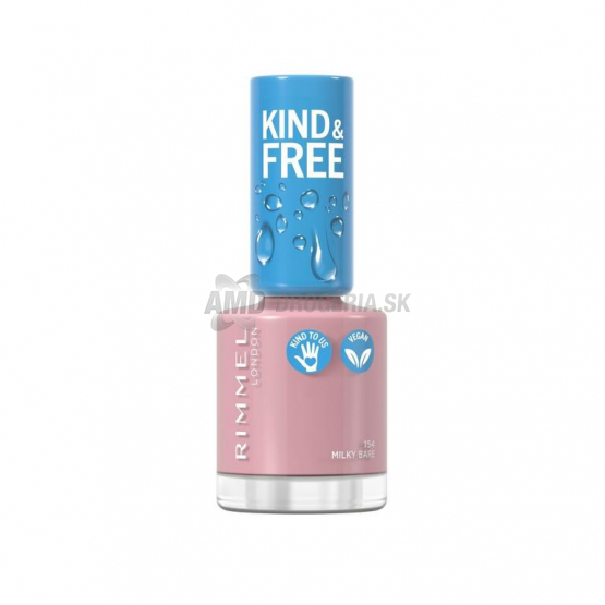 Rimmel Kind & Free lak na nechty 154 Milky Bare, 8 ml