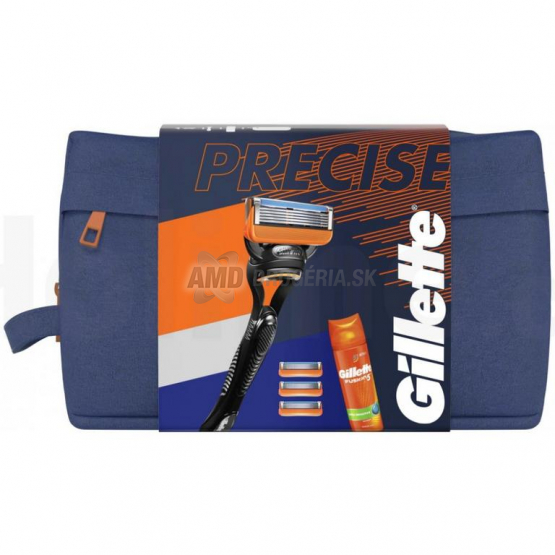 KAZETA GILLETTE PRECISE HOLIACI STROJČEK + GÉL NA HOLENIE 200ML + 3 HOLIACE HLAVICE X21