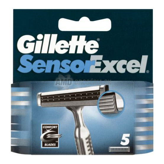 GILLETTE SENSOR EXCEL NÁHRADNÉ HLAVICE 5 KS