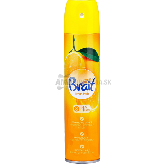 BRAIT OSVIEŽOVAČ VZDUCHU LEMON 340 ML