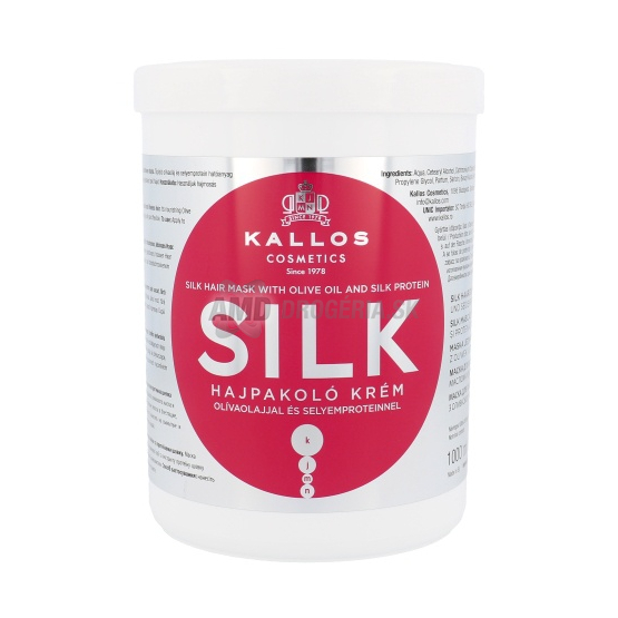 KALLOS SILKY HAIR MASK MASKA NA VLASY 1000 ML