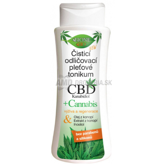 BC BIO CBD+CANNABIS ODLIČOVACIE TONIKUM 255 ML