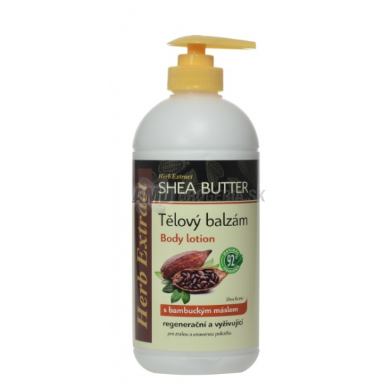 HE TELOVÉ MLIEKO/BALZAM  BAMBUCKÉ MASLO PUMPA 500ML