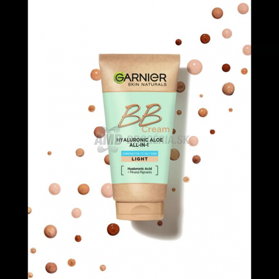 Garnier Skin Naturals BB Cream Hyaluronic Aloe All-in-1 Oil Free Light, 40 ml