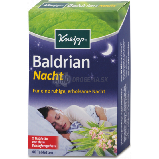 KNEIPP VALERIANA TABLETY  NA DOBRÝ SPÁNOK 40KS