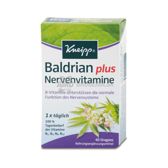 KNEIPP VALERIÁNA TABLETY NA NERVY  40KS