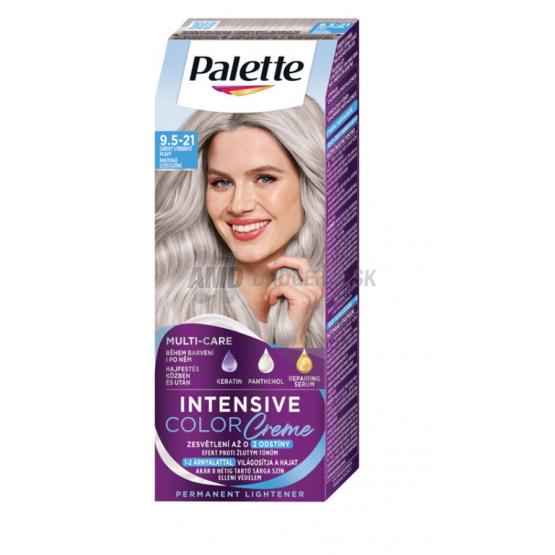 PALETTE COLOR CREME ŽIARIVÝ STRIEBRISTRO PLAVÝ 9.5-21