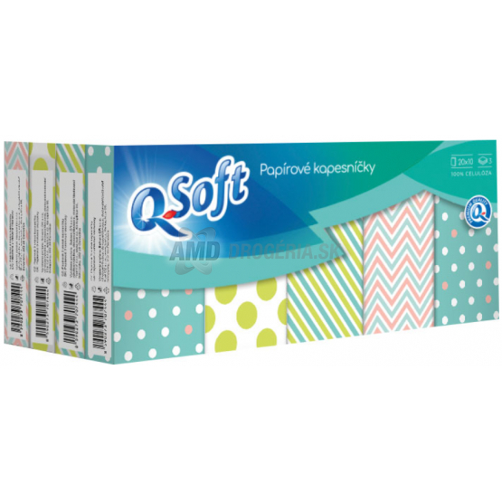 Q SOFT 3 VRSTVOVÉ VRECKOVKY 20x10KS 