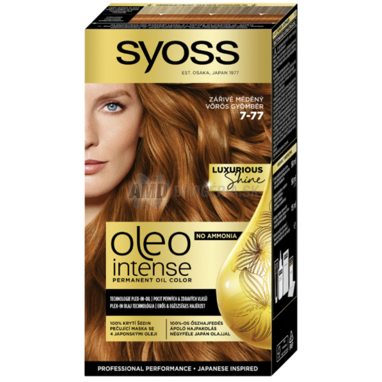 SYOSS OLEO INTENSE  7-77 ŽIARIVO MEDENÝ