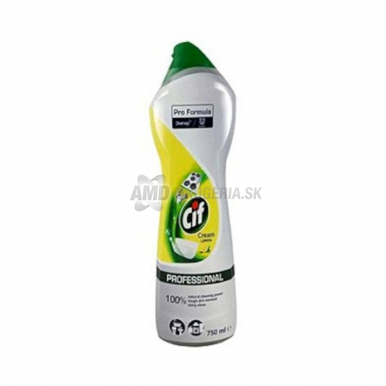 Cif Cream Professional Lemon tekutý piesok, 750 ml