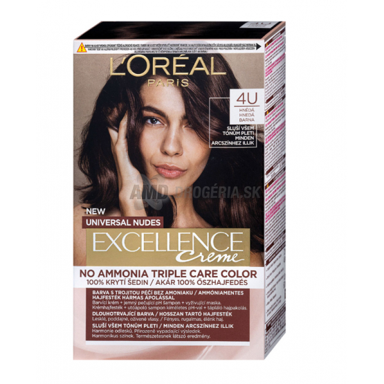 LOREAL EXCELLENCE CREME HNEDÁ 4U