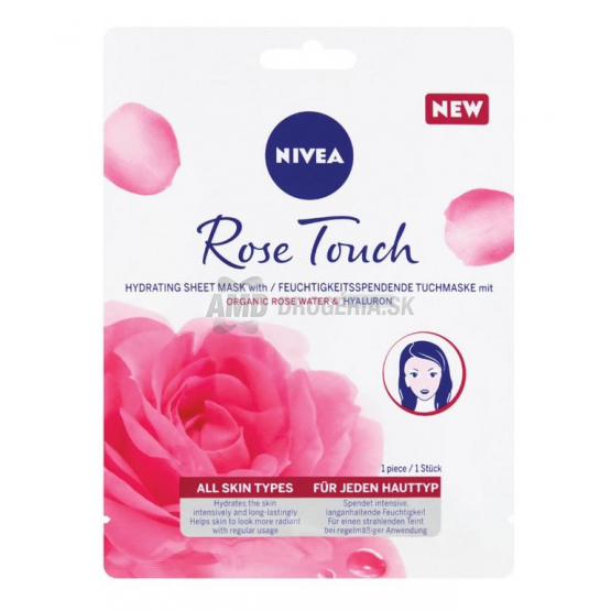 NIVEA MASKA ROSE TOUCH TEXTILNÁ 1KS