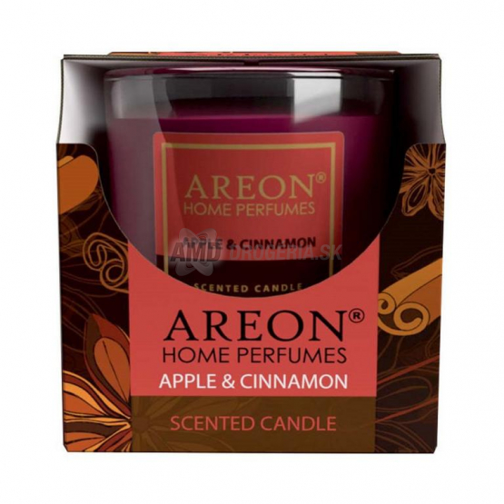 AREON SVIEČKA V SKLE  APPLE CINNAMON 120G