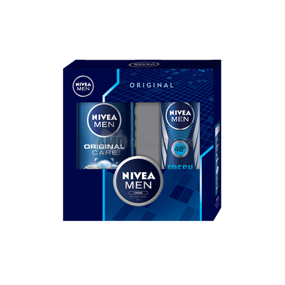 DARČEKOVÁ PÁNSKA KAZETA NIVEA ORIGINAL MAN DEODORANT + SPRCHOVÝ GÉL+ KRÉM 16