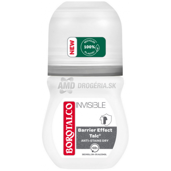 BOROTALCO ROLL ON 50ML INVISIBLE
