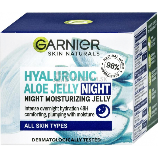 GARNIER SKIN KRÉM GÉLOVÝ HYALURONIC ALOE NIGHT  50ML