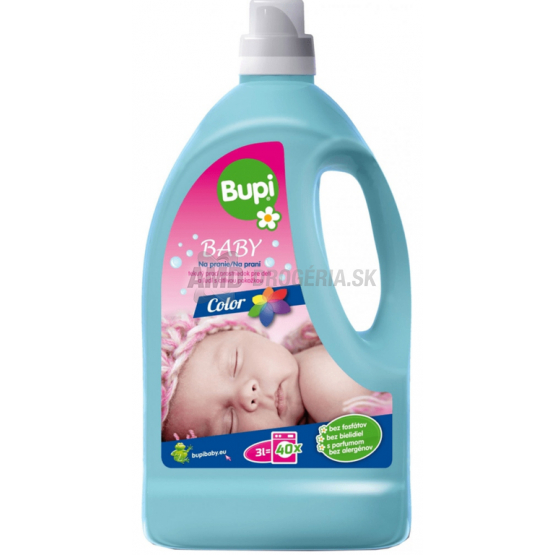 BUPI BABY COLOR TEKUTÝ PRACÍ PROSTRIEDOK 3 L 40 PD