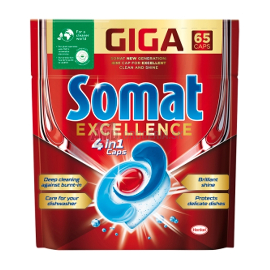 Somat tablety Excellence, 65 ks