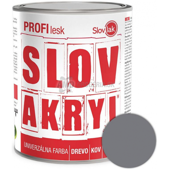 SLOVAKRYL PROFI LESK 1190/RAL7016 0,75KG ANTRACIT