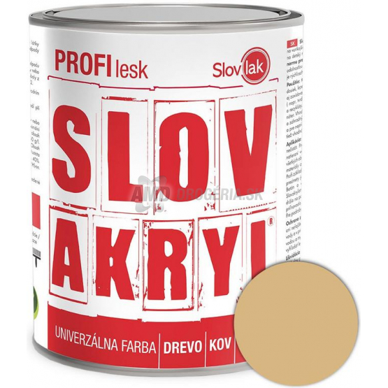 SLOVAKRYL PROFI LESK 6030/RAL1015 0,75KG BÉŽOVÝ