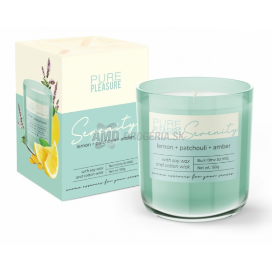 SVIEČKA SKLO PURE PLEASURE SERENITY 150G