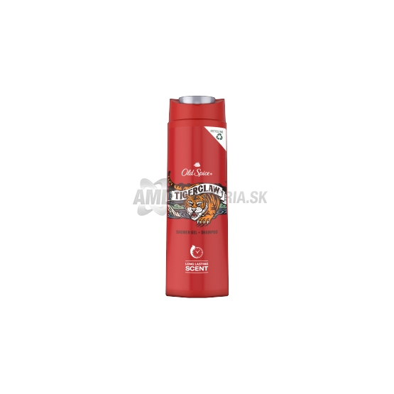 OLD SPICE 2V1 SPRCHOVÝ GÉLA ŠAMPÓN TIGERCLAW 400ML