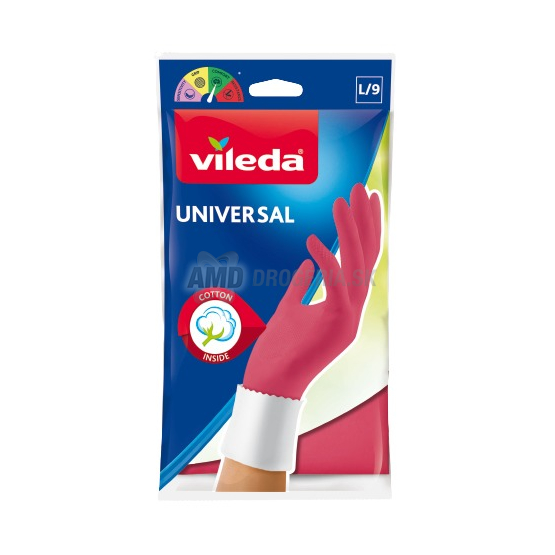 Vileda Universal upratovacie rukavice, veľkosť L/9, 1 pár