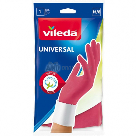Vileda Universal upratovacie rukavice, veľkosť M/8, 1 pár