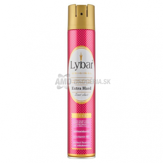 Lybar Original Extra Hard lak na vlasy extra silne tužiaci, 400 ml