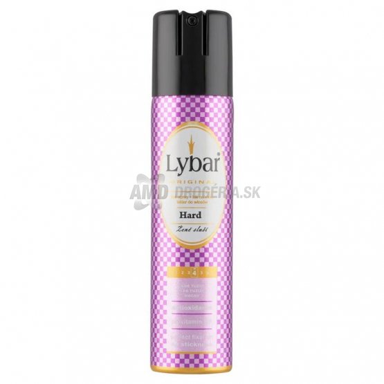 Lybar Original Hard lak na vlasy silne tužiaci, 400 ml