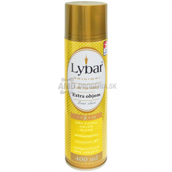 Lybar Original lak na vlasy Extra objem, 400 ml