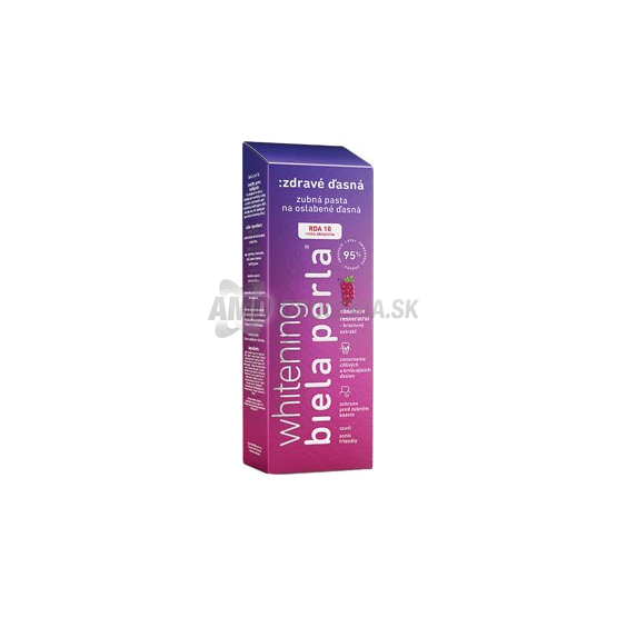 BIELA PERLA ZUBNÁ PASTA 75 ML ZDRAVÉ ĎASNÁ