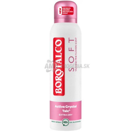 BOROTALCO SOFT TALC PINK FLOWERS WOMAN DEOSPRAY 150ML 